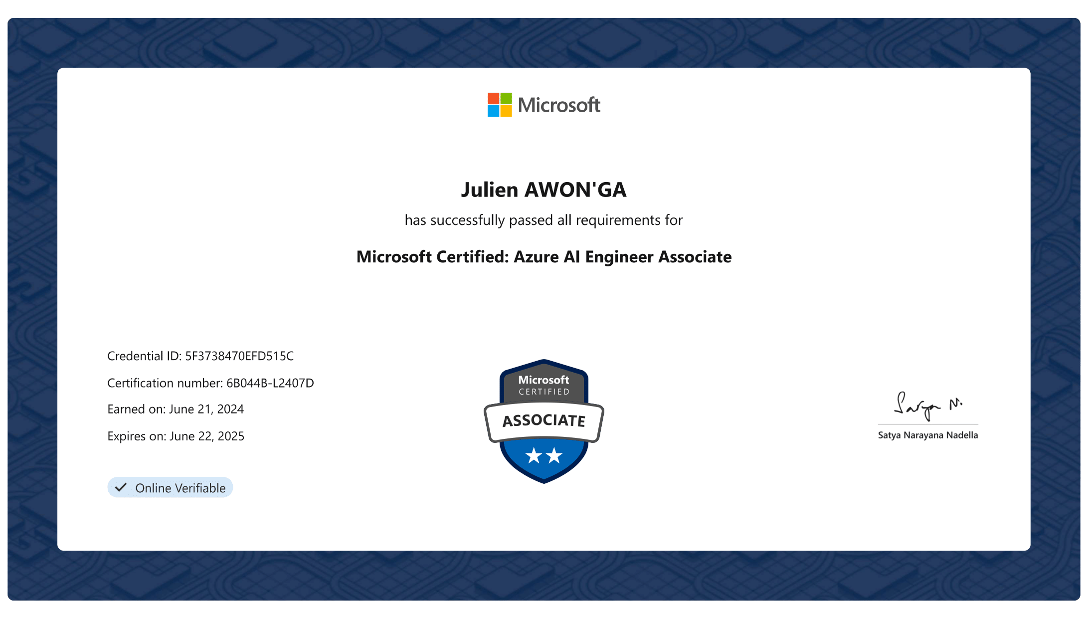 Azure AI engineer